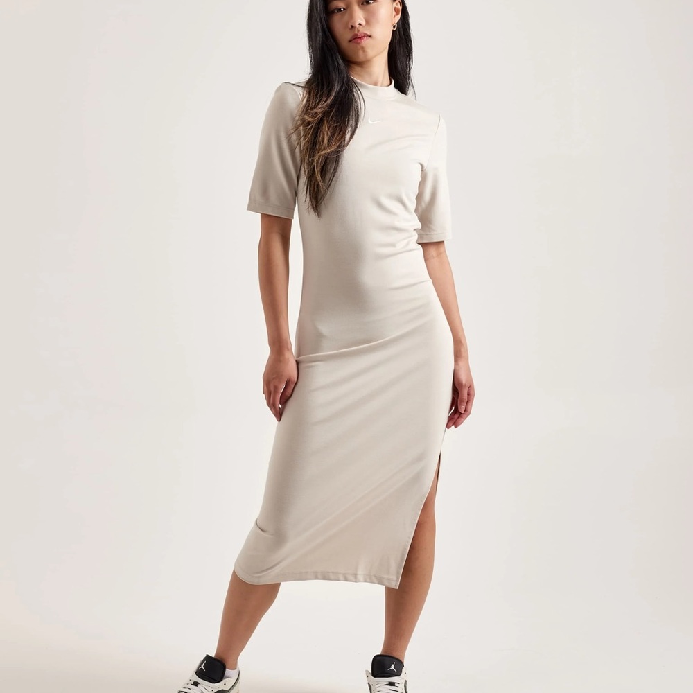 Nike Cream Midi Dress